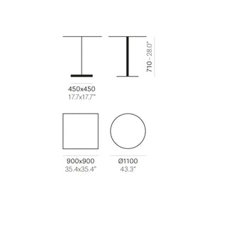Pedrali Bistrot 4102 REG cast iron table base