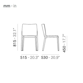 Pedrali Blitz 640 polycarbonate chair - Buy now on ShopDecor - Discover the best products by PEDRALI design