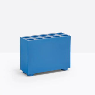 Pedrali Brik polyethylene umbrella stand Blue BL Big - Buy now on ShopDecor - Discover the best products by PEDRALI design