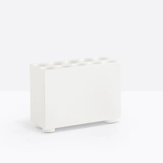 Pedrali Brik polyethylene umbrella stand White BI Big - Buy now on ShopDecor - Discover the best products by PEDRALI design