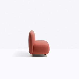 Pedrali Buddy upholstered armchair h. 45 cm. - 17.72 in. with aluminium structure - Buy now on ShopDecor - Discover the best products by PEDRALI design