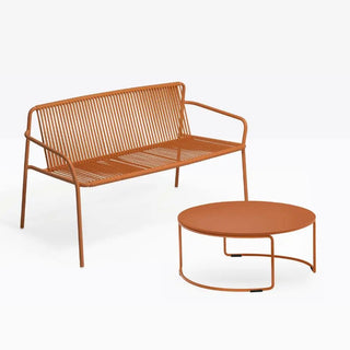Pedrali Circuit CRTD coffee table with steel top OUTDOOR