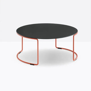 Pedrali Circuit CRTD coffee table with solid laminate top