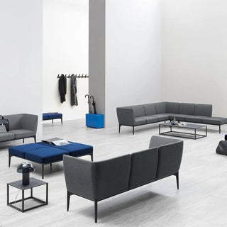 Pedrali Code coffee table with solid laminate top
