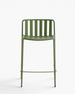 Pedrali Coney metal stool with backrest