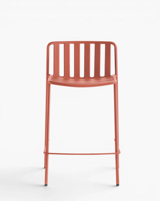 Pedrali Coney metal stool with backrest