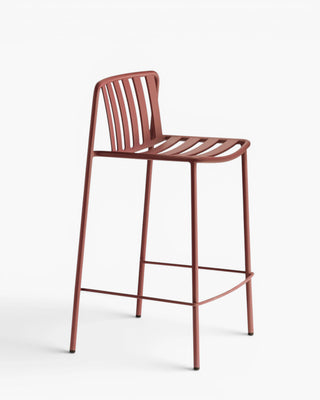 Pedrali Coney metal stool with backrest