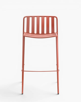 Pedrali Coney metal stool with backrest