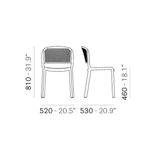 Pedrali Dome polypropylene chair