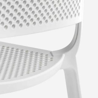 Pedrali Dome 261 perforated chair for outdoor - Buy now on ShopDecor - Discover the best products by PEDRALI design