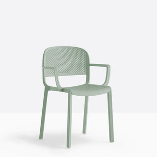 Pedrali Dome 266 perforated chair with armrests for outdoor use - Buy now on ShopDecor - Discover the best products by PEDRALI design