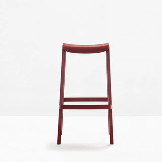 Pedrali Dome polypropylene stool Red RO 76 cm - Buy now on ShopDecor - Discover the best products by PEDRALI design