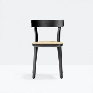 Pedrali Folk ash chair Black aniline AN Black Cane Texture - Buy now on ShopDecor - Discover the best products by PEDRALI design
