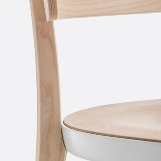 Pedrali Folk ash stool with seat h. 65 cm - 25.60 in. - Buy now on ShopDecor - Discover the best products by PEDRALI design