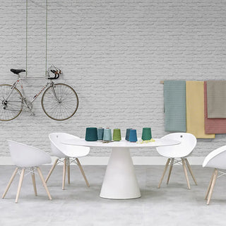 Pedrali Gliss lounge chair with ash legs - Buy now on ShopDecor - Discover the best products by PEDRALI design