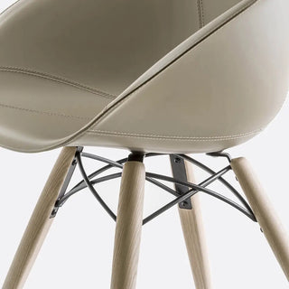 Pedrali Gliss lounge chair with ash legs - Buy now on ShopDecor - Discover the best products by PEDRALI design