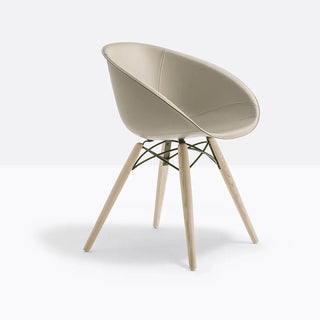 Pedrali Gliss lounge chair with ash legs