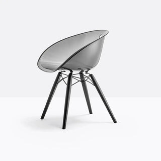 Pedrali Gliss lounge chair with ash legs