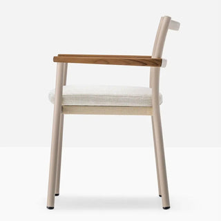 Pedrali Guinea 3694 aluminium armchair with seat in waterproof textile mesh and cushion