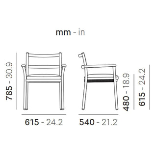 Pedrali Guinea 3694 aluminium armchair with seat in waterproof textile mesh and cushion - Buy now on ShopDecor - Discover the best products by PEDRALI design