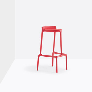 Pedrali Happy 490 plastic stool with seat H.75 cm. - Buy now on ShopDecor - Discover the best products by PEDRALI design