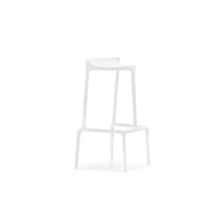 Pedrali Happy 490 plastic stool with seat H.75 cm. White - Buy now on ShopDecor - Discover the best products by PEDRALI design