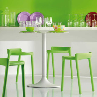 Pedrali Happy 491 plastic stool with seat H.45 cm. - Buy now on ShopDecor - Discover the best products by PEDRALI design