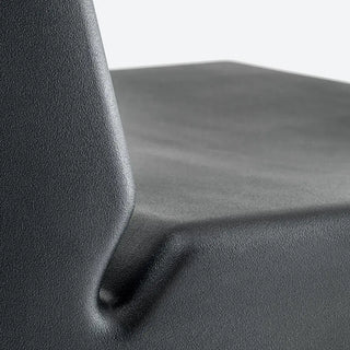 Pedrali Host Lounge 790 polyethylene lounge chair with stainless steel sled frame - Buy now on ShopDecor - Discover the best products by PEDRALI design
