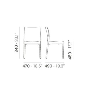 Pedrali Ice 800 design chair in polypropylene - Buy now on ShopDecor - Discover the best products by PEDRALI design