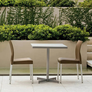 Pedrali Ice 800 chair with polypropylene shell and anodized aluminium frame - Buy now on ShopDecor - Discover the best products by PEDRALI design