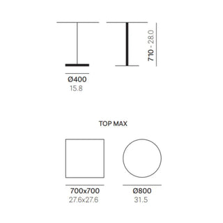 Pedrali Ikon 865 table