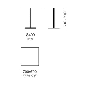 Pedrali Ikon 865 table