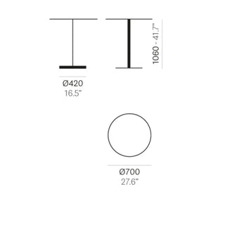 Pedrali Ikon 867 high table - Buy now on ShopDecor - Discover the best products by PEDRALI design