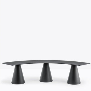 Pedrali Ikon Bench B863_1C curved bench