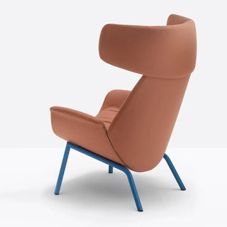 Pedrali Ila 2022 padded armchair in fabric