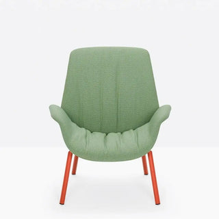 Pedrali Ila 2023 padded armchair in fabric