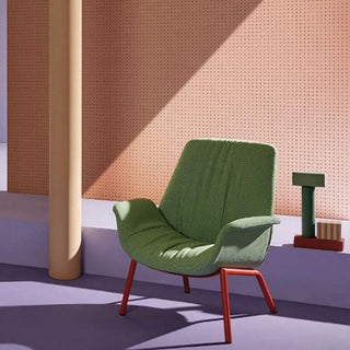 Pedrali Ila 2023 padded armchair in fabric - Buy now on ShopDecor - Discover the best products by PEDRALI design