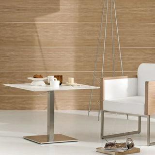 Pedrali Inox REG height adjustable table base with square base 40x40 cm. - 15.75x15.75 in.