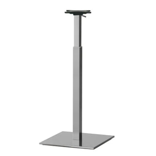 Pedrali Inox REG height adjustable table base with square base 40x40 cm. - 15.75x15.75 in.