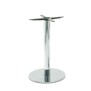 Pedrali Inox 4411 REG table base with round base ø 45 cm. - 17.72 in.