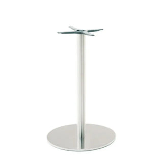 Pedrali Inox 4412 REG table base with round base ø 45 cm. - 17.72 in.