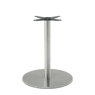 Pedrali Inox REG table base with round base ø 60 cm. - 23.62 in. Brushed stainless steel AC - Buy now on ShopDecor - Discover the best products by PEDRALI design