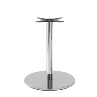 Pedrali Inox REG table base with round base ø 60 cm. - 23.62 in.