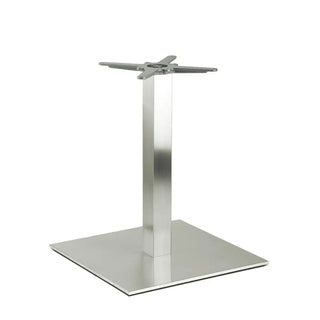 Pedrali Inox 4491 REG table base with square base 60x60 cm. - 23.62x23.62 in.