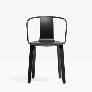 Pedrali Jamaica 2910 ash chair with steel backrest