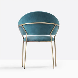 Pedrali Jazz 3716 upholstered armchair with steel frame