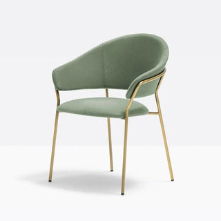Pedrali Jazz 3716 upholstered armchair with steel frame