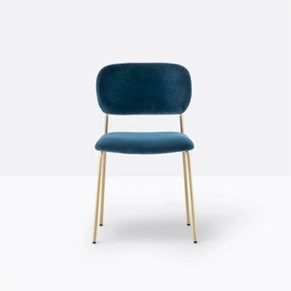 Pedrali Jazz 3719 upholstered chair with steel frame