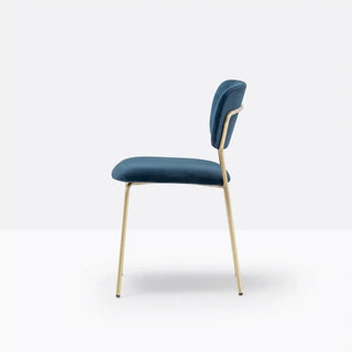 Pedrali Jazz 3719 upholstered chair with steel frame