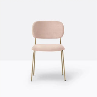 Pedrali Jazz 3719 upholstered chair with steel frame
